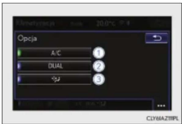 Klernetycznej 30.0°C Opcja A/C 1 DUAL 2 3 ... CLY6IAZTIPL