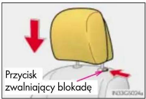 Przycisk zwalniający blokadę
