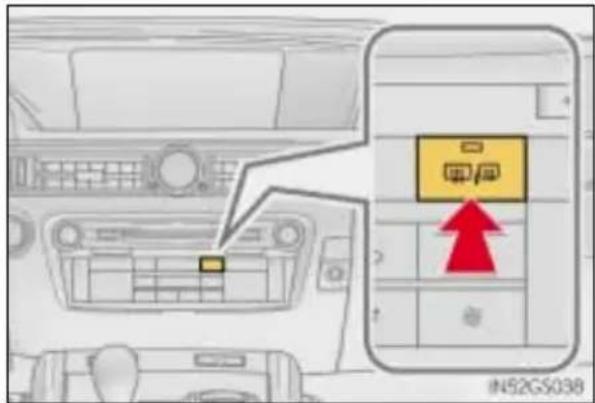 LEXUS GS 250 (2014) - Ogrzewanie szyby tylnej i zewnętrznych lusterek wstecznych - 1