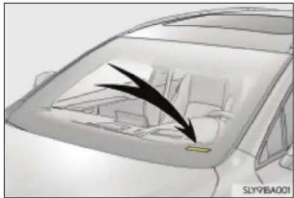 LEXUS NX 200 (2015) - ■ Numer identyfikacyjny pojazdu (VIN) - 1