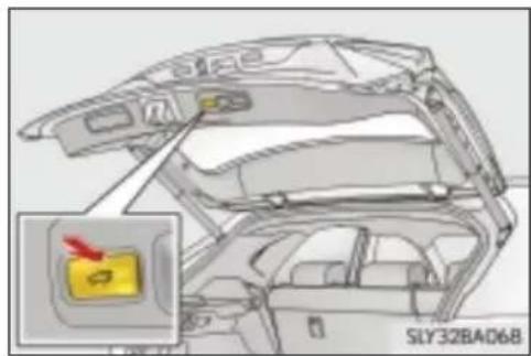 LEXUS NX 200 (2015) - Regulacja pozycji otwarcia drzwi bagażnika (wersje z elektrycznie sterowanymi drzwiami bagażnika) - 8