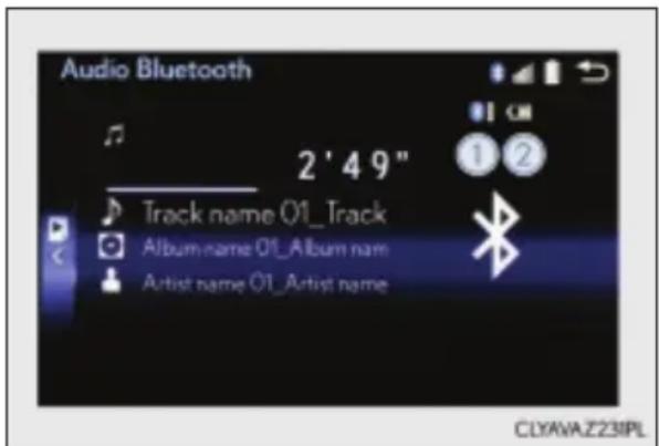 Audio Bluetooth 2'49" Track name O1_Track Album name O1_Album name Artist name O1_Artist name CLYAVA.Z23IPL