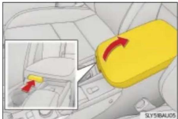 LEXUS NX 200 (2015) - Podłączanie urządzeń zewnętrznych do gniazda USB/AUX - 1