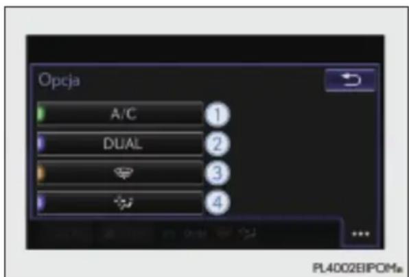 Opcja A/C ① DUAL ② 3 4 PL4002BIPOMs