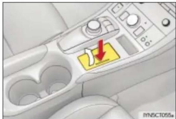 LEXUS CT 200h (2020) - Podłączanie urządzeń zewnętrznych do gniazda USB/AUX - 1
