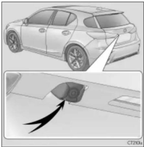 LEXUS CT 200h (2020) - ■ Obszar wyświetlany na ekranie - 2
