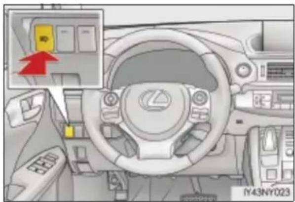 LEXUS CT 200h (2020) - Przycisk zmywaczy świateł głównych\* - 1