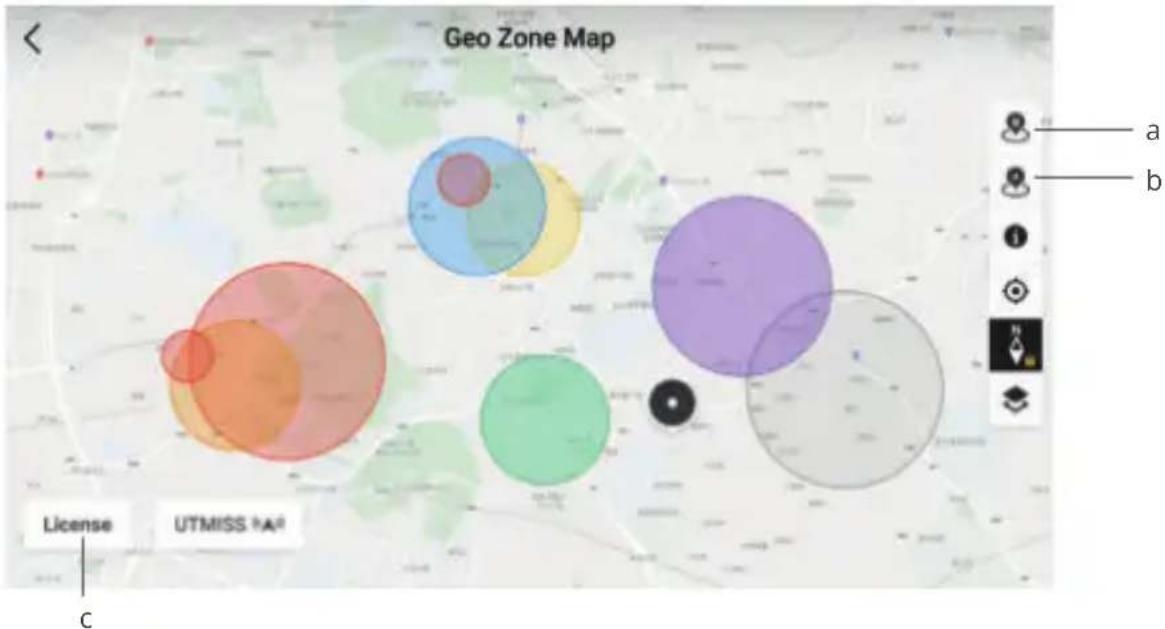 Geo Zone Map License UTMISS HA® C a b