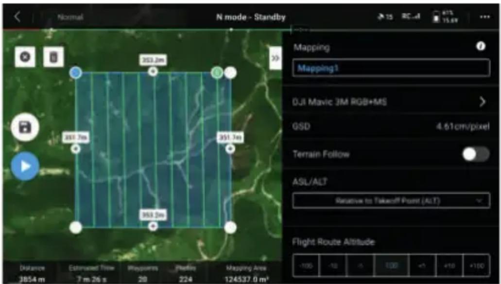 DJI Mavic 3 Multispectral - Pozyskiwanie danych fotogrametrycznych - 2