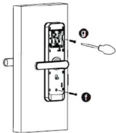 Avatto SDL-A270 - Mocowanie panelu blokady - 1