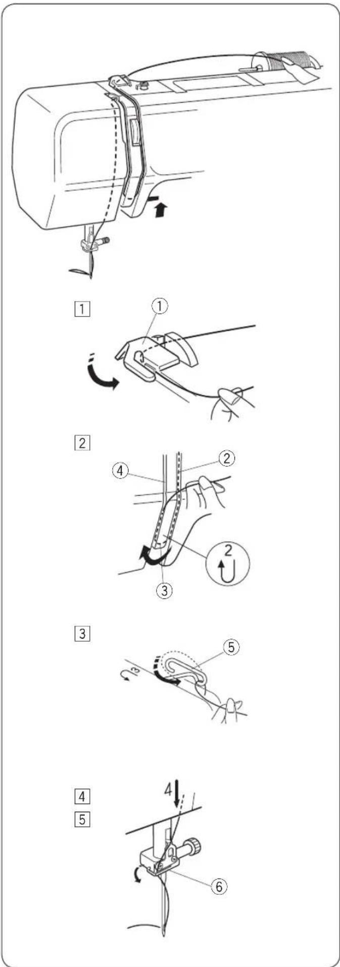 JANOME Juno J30 - Umieszczanie szpulki w bębenku - 1