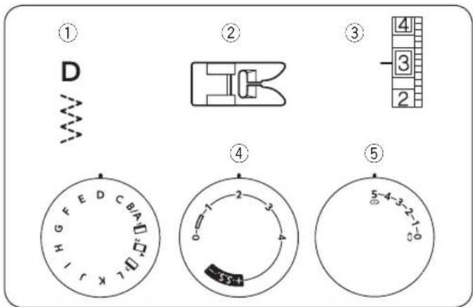 JANOME Easy Jeans HD523 - Zygzak - 2