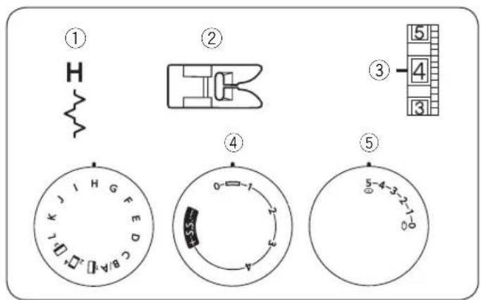 JANOME Easy Jeans HD523 - Ścieg łączący - 1