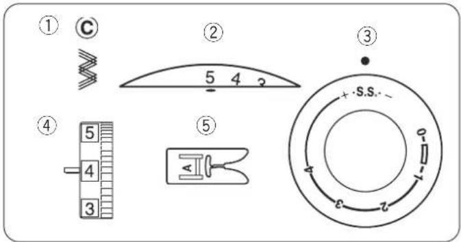 JANOME Jubilee 60507 - Ustawienia maszyny - 4