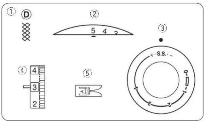 JANOME Jubilee 60507 - Ustawienia maszyny - 1