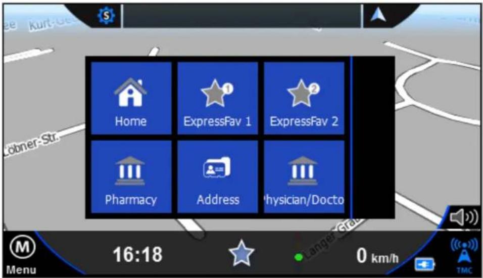 Home ExpressFav 1 ExpressFav 2 Pharmacy Address Physician/Docto 16:18 0 km/h Menu