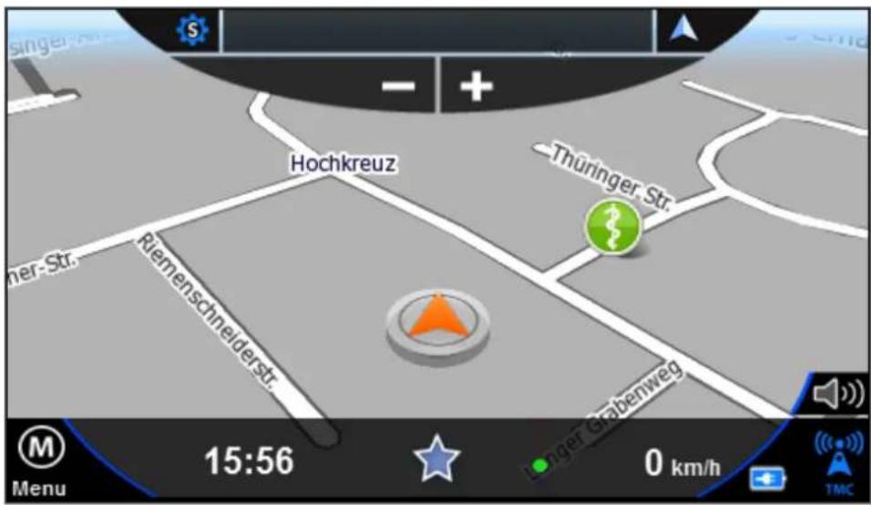 Singer - + Hochkreuz Thüringer Str. Riemenschneiderstr. Riemer-Str. Grabenweg 15:56 0 km/h Menu