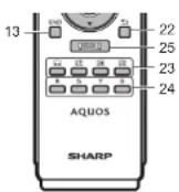 SHARP LC-60UD20E - Mando a distancia - 2