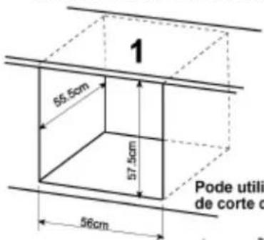 1 55.5cm 57.5cm 56cm Pode utili de corte d
