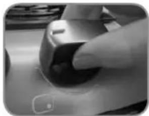 Brastemp BFS4VAR - Acendendo os queimadores da mesa (acendimento automático ou superautomático) - 2