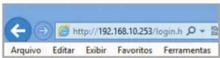 http://192.168.10.253/login.h Arquivo Editar Exibir Favoritos Ferramentas