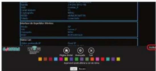 Porter 2.4 GHz (5:00-16) NIO Cavai Aitumen Coatingolo B33IP Fidro: Interlare do Superfbox Wireless Mode: AP USB Cavai P NIO B33IP Status Lat: Color remote IP Fixed IP Régime border Avangado Lat Ajuid vout podra altarre e con el teno OK Recum