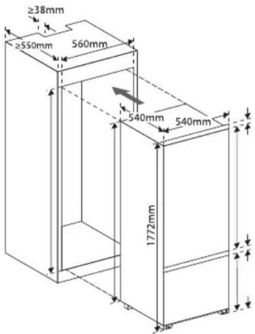Orima ORH 340 BI - Instalación del aparato - 1