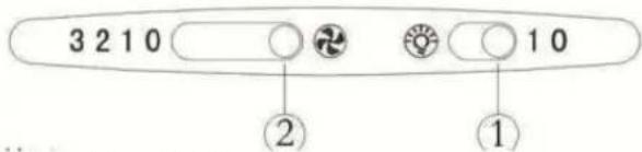 Orima OR 3090 - Interruptor deslizante: - 1