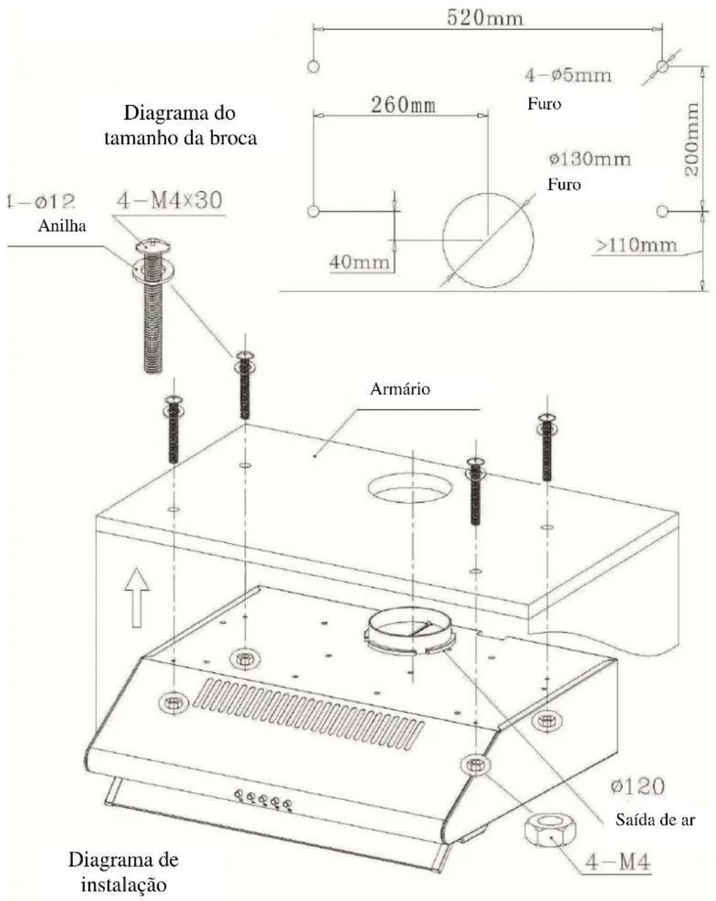 Orima OR 3090 - - Exaustor Tradicional - 1