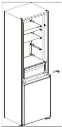 Meireles MFC 271 W - Reversing the Door Swing - 5