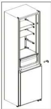 Meireles MFC 271 W - Reversing the Door Swing - 4