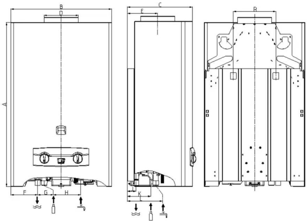 Zantia Lyon 14 - - Dimensões - 1