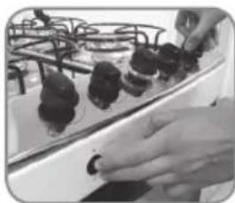 Brastemp BFO4TAR - Acendendo os queimadores da mesa (acendimento automático) - 3