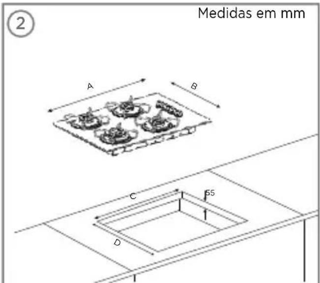MIDEA MD-GV50AAPB - Condições de instalação: - 2