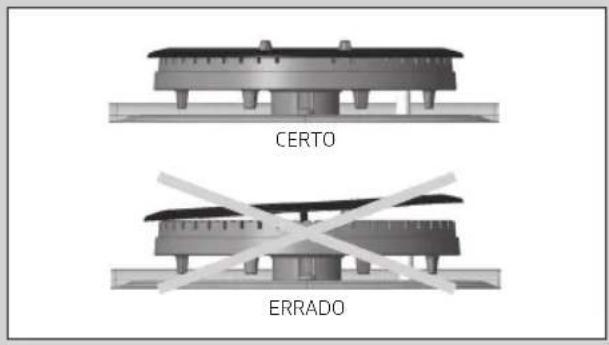 Brastemp BFD5VCE - MONTAGEM DOS QUEIMADORES TURBO CHAMA ENCAIXE DA CAPA - 3