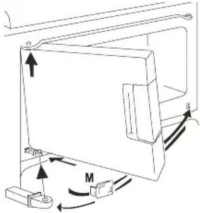 Meireles MFF 81 W - Changing over the freezer compartment door - 2
