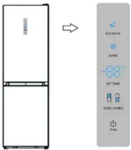 Meireles MFC 368 X - Displaycontrols - 1