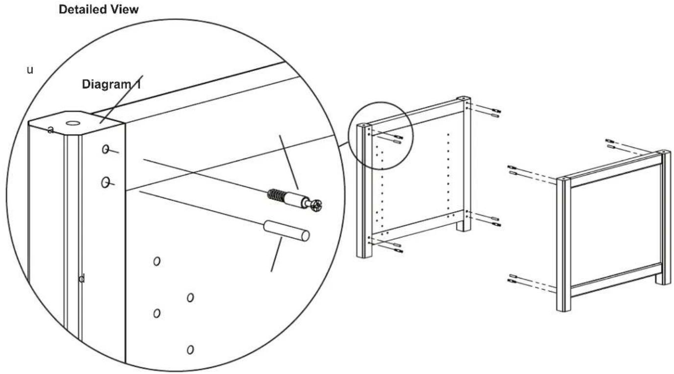 SANUS WFV44 - Step 1: Prepare the Side Panels and Center Panel - 1