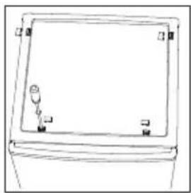 Orima ORH-17553-W - Inversão da Abertura da Porta - 1