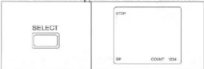SELECT STOP SP COUNT 1234