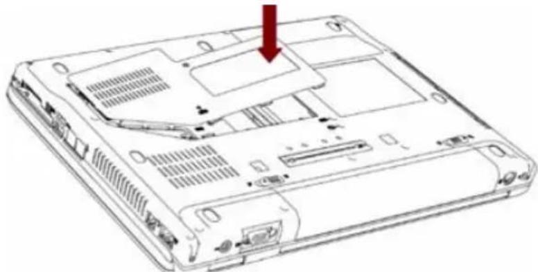 AIRIS Pragma N840 - Si quiere insertar un modulo de memoria adicional, - 2
