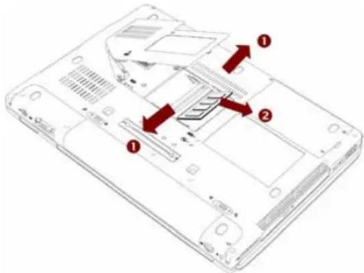 AIRIS Pragma N840 - Si quiere retirar un modulo de memoria, - 1