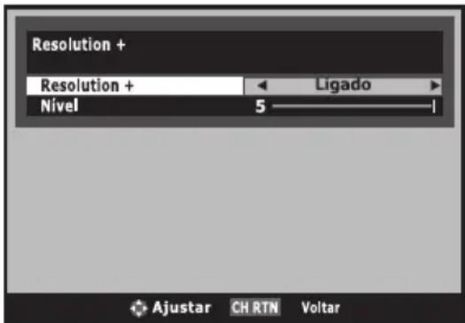 Semp Toshiba LC 3248WDA - Para ajustar o Resolution ^+ : - 1