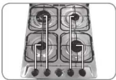 Brastemp BF150AB - Acendendo os queimadores da mesa (acendimento automático) - 1