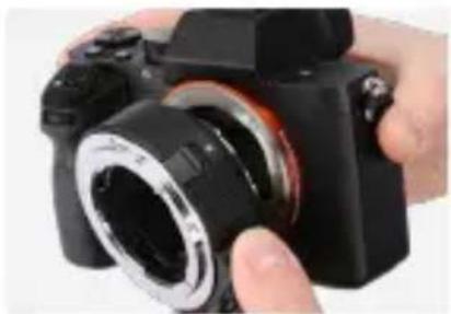 Vello LAE-SE-NFV5 - MOUNTING THE LENS ADAPTER - 1