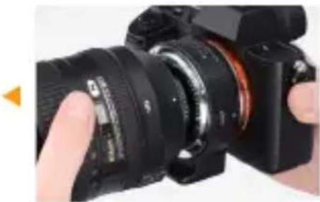 Vello LAE-SE-NFV5 - MOUNTING THE LENS ADAPTER - 3