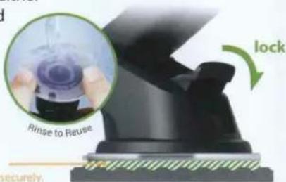 d Rinse to Reuse lock securely.