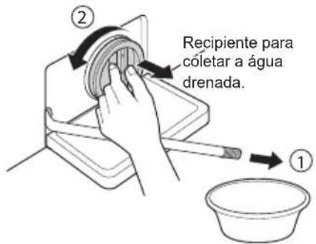 LG WD11WCS6A - Limpeza do filtro da bomba de drenagem - 2