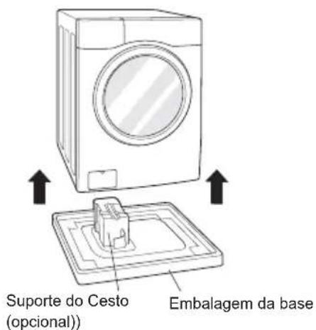 LG WD11WCS6A - Retire a máquina de lavar roupa do isopor. - 1