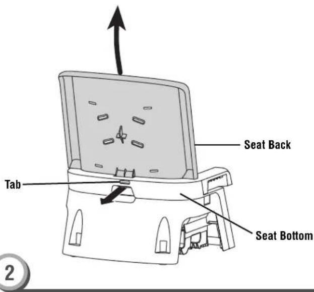 Seat Back Tab Seat Bottom